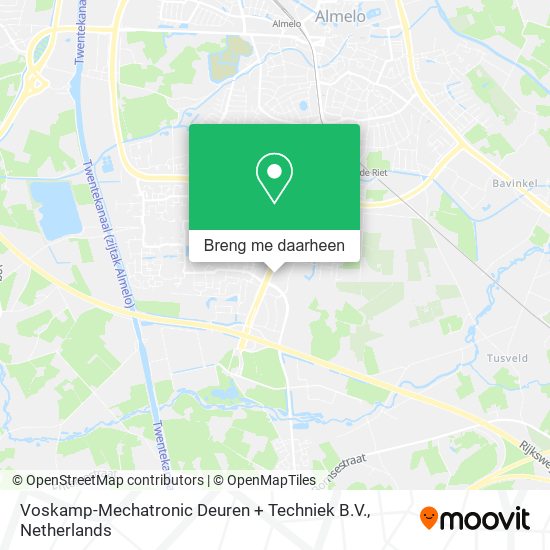 Voskamp-Mechatronic Deuren + Techniek B.V. kaart