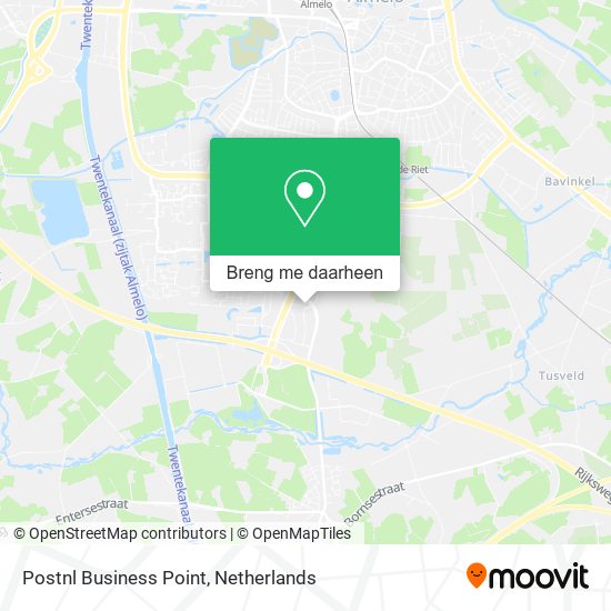 Postnl Business Point kaart