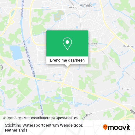 Stichting Watersportcentrum Wendelgoor kaart