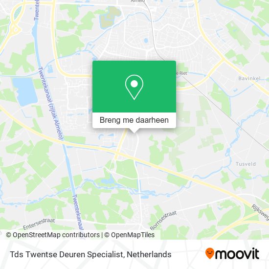 Tds Twentse Deuren Specialist kaart