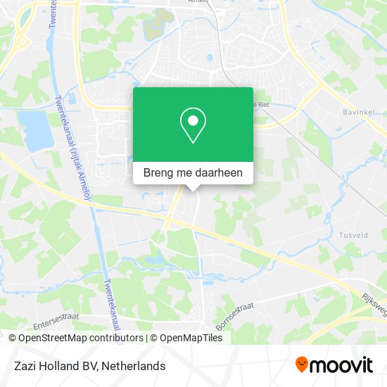 Zazi Holland BV kaart