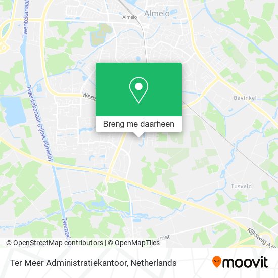 Ter Meer Administratiekantoor kaart