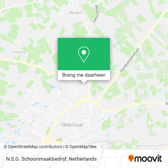 N.S.G. Schoonmaakbedrijf kaart