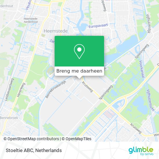 Stoeltie ABC kaart