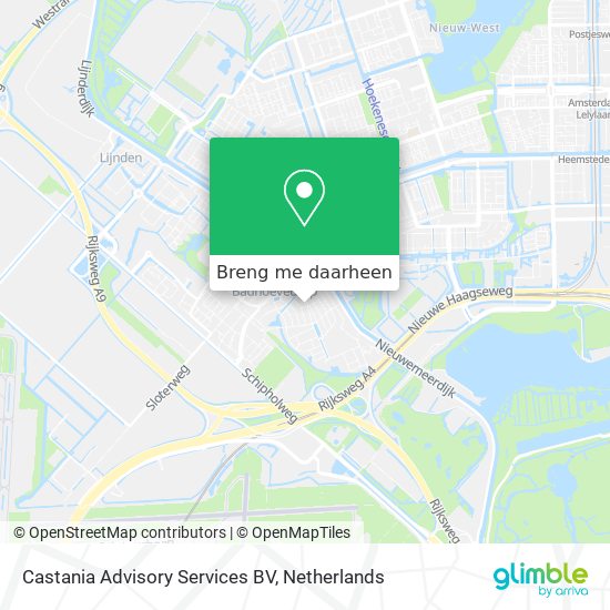 Castania Advisory Services BV kaart