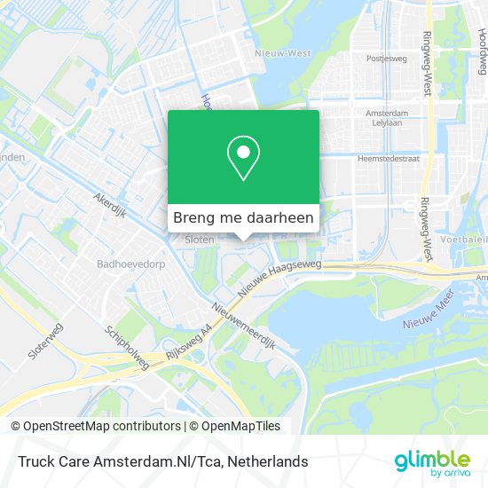 Truck Care Amsterdam.Nl/Tca kaart