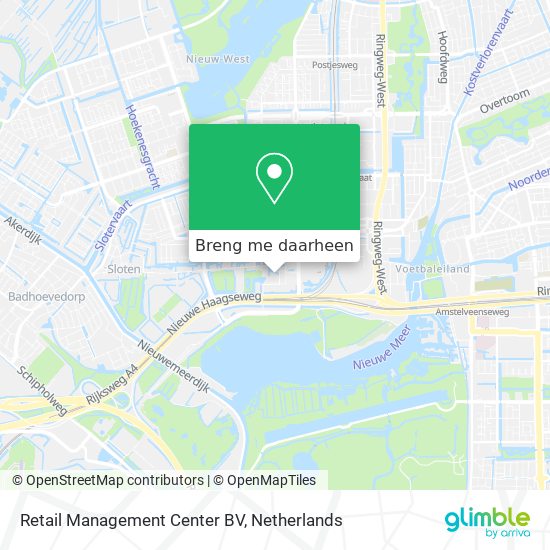 Retail Management Center BV kaart