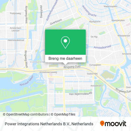 Power Integrations Netherlands B.V. kaart