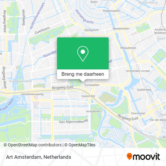 Art Amsterdam kaart