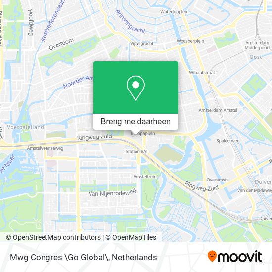 Mwg Congres \Go Global\ kaart
