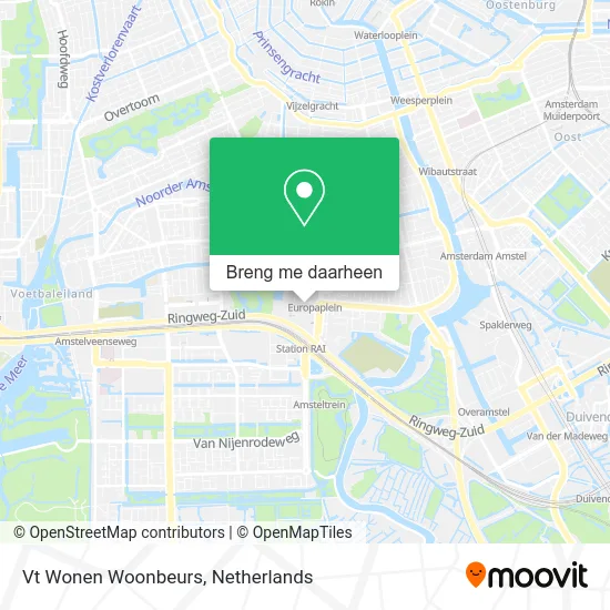 Vt Wonen Woonbeurs kaart