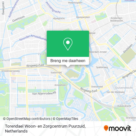 Torendael Woon- en Zorgcentrum Puurzuid kaart