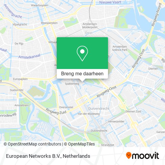 European Networks B.V. kaart
