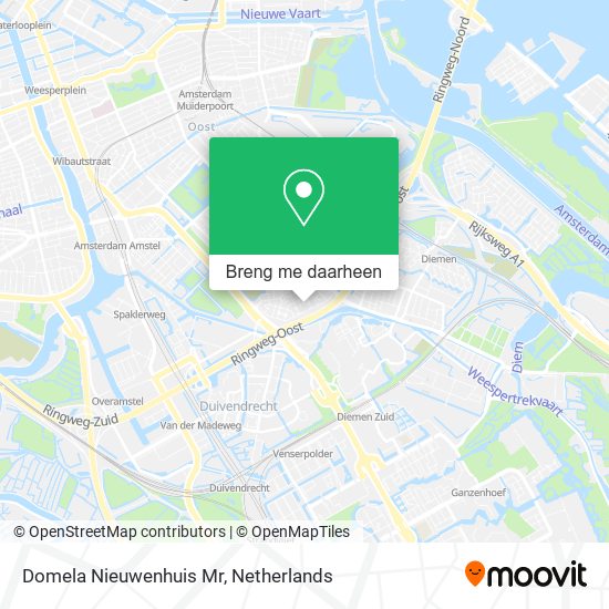 Domela Nieuwenhuis Mr kaart