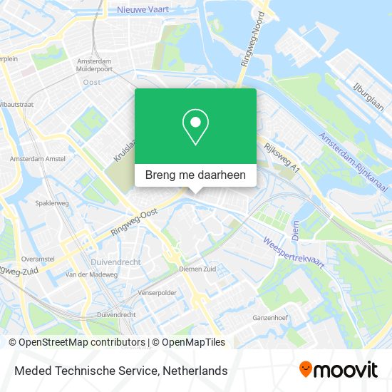 Meded Technische Service kaart
