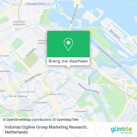 Indumar / Ogilvie Groep Marketing Research kaart