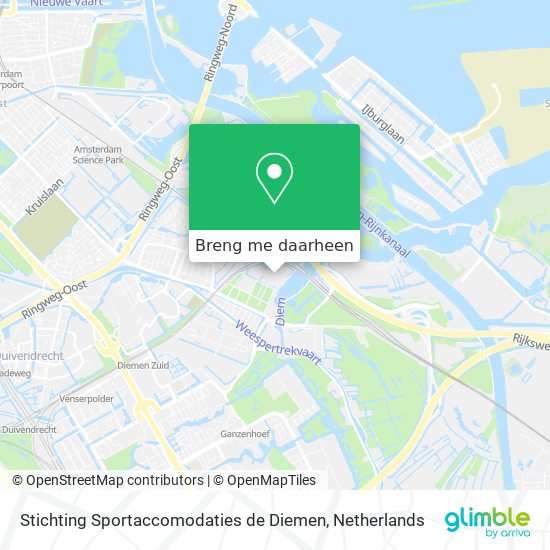 Stichting Sportaccomodaties de Diemen kaart