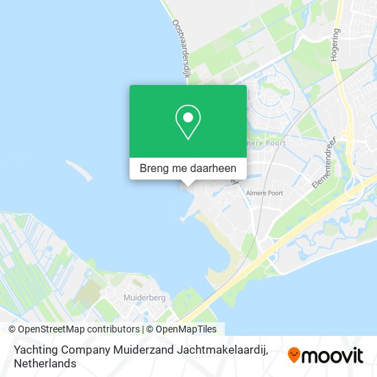 Yachting Company Muiderzand Jachtmakelaardij kaart