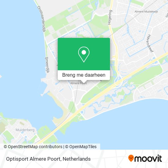 Optisport Almere Poort kaart