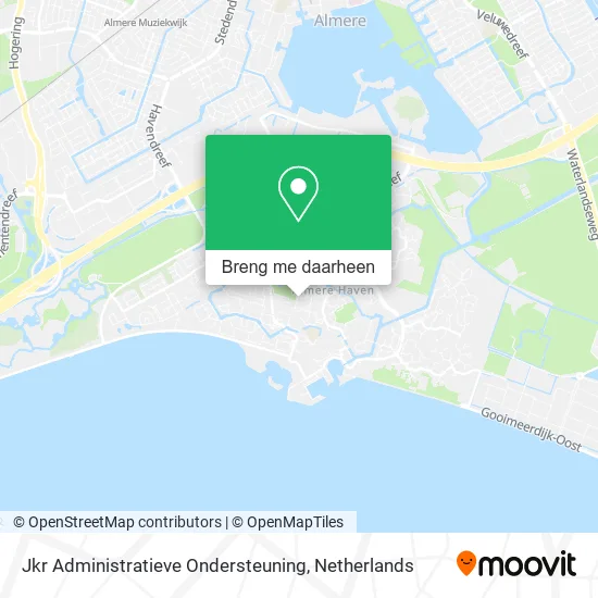 Jkr Administratieve Ondersteuning kaart