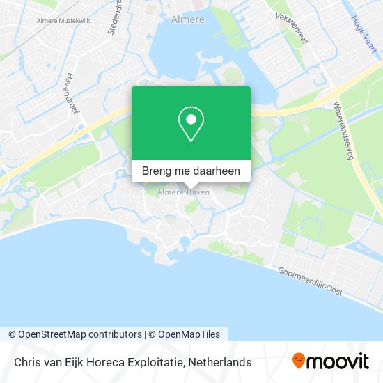 Chris van Eijk Horeca Exploitatie kaart