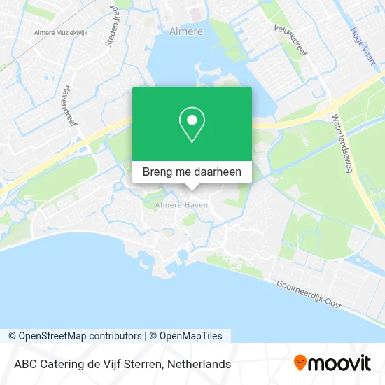 ABC Catering de Vijf Sterren kaart