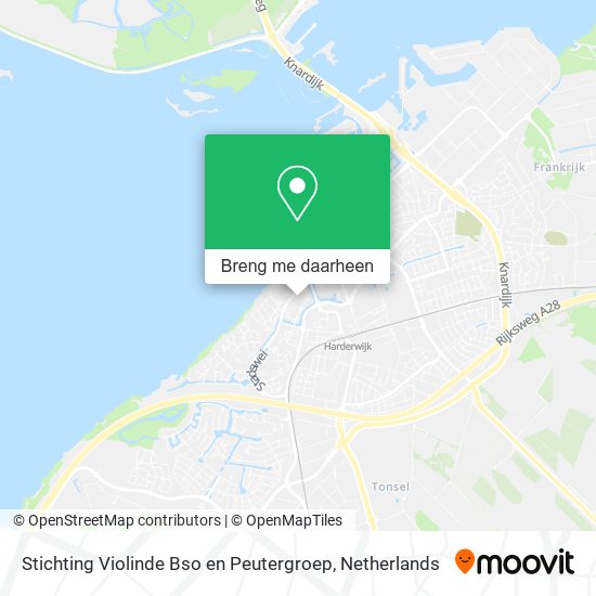 Stichting Violinde Bso en Peutergroep kaart