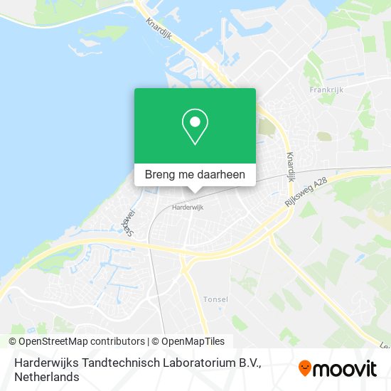 Harderwijks Tandtechnisch Laboratorium B.V. kaart
