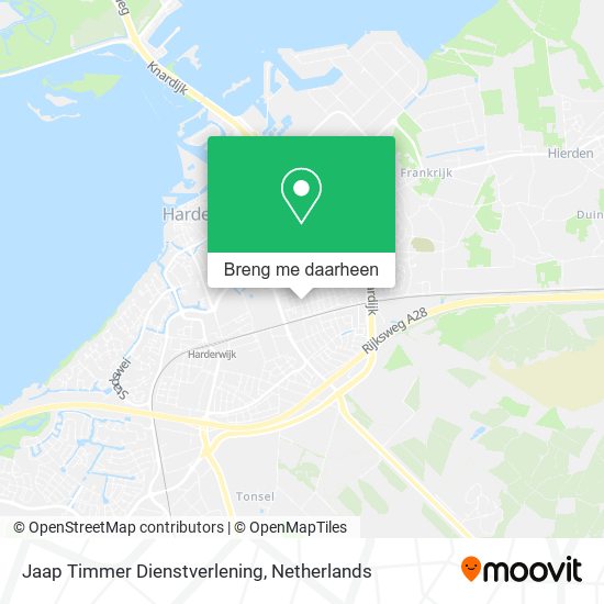 Jaap Timmer Dienstverlening kaart