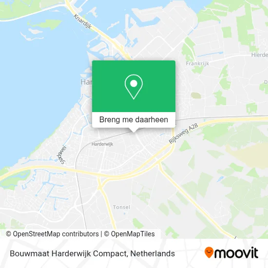 Bouwmaat Harderwijk Compact kaart
