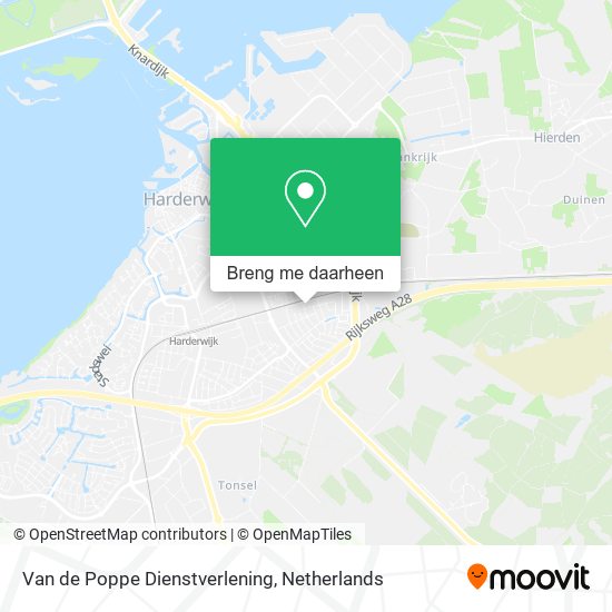 Van de Poppe Dienstverlening kaart