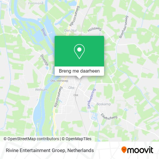 Rivine Entertainment Groep kaart