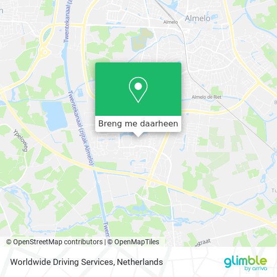 Worldwide Driving Services kaart