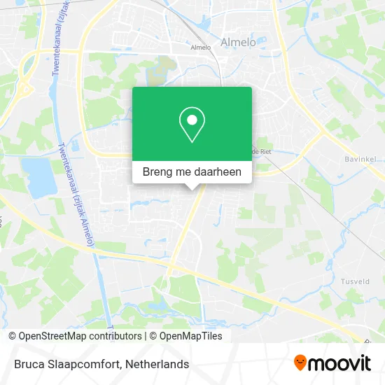 Bruca Slaapcomfort kaart