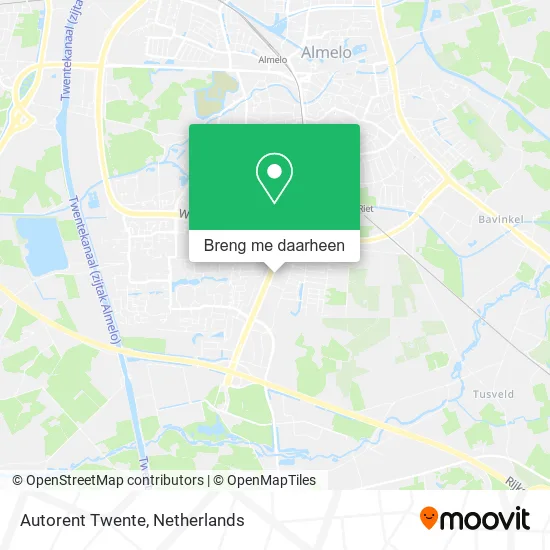 Autorent Twente kaart