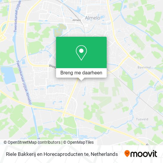 Riele Bakkerij en Horecaproducten te kaart