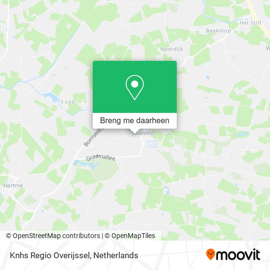 Knhs Regio Overijssel kaart