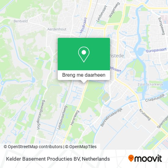 Kelder Basement Producties BV kaart