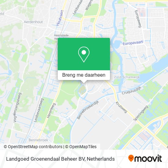 Landgoed Groenendaal Beheer BV kaart