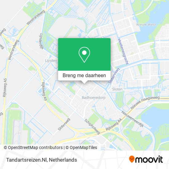 Tandartsreizen.Nl kaart