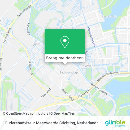 Ouderenadviseur Meerwaarde Stichting kaart