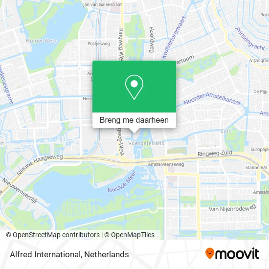 Alfred International kaart