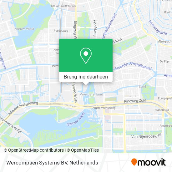 Wercompaen Systems BV kaart