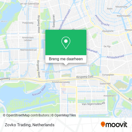 Zovko Trading kaart