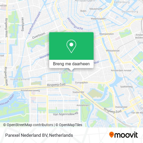 Parexel Nederland BV kaart