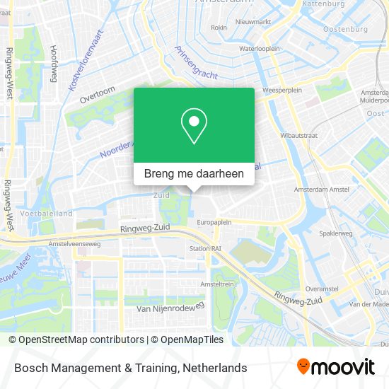 Bosch Management & Training kaart