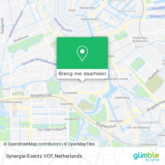 Synergie-Events VOF kaart