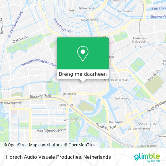 Horsch Audio Visuele Producties kaart