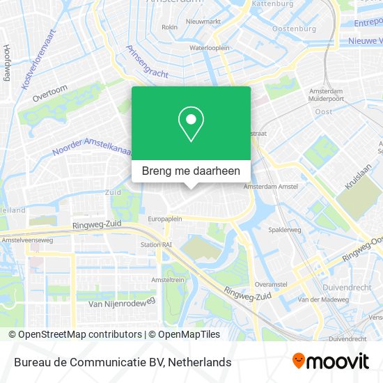 Bureau de Communicatie BV kaart