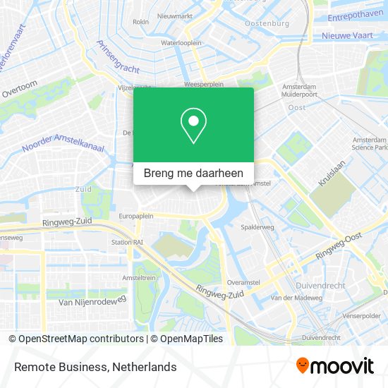 Remote Business kaart